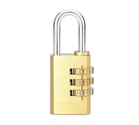 Lucchetto Con Combinazione Lucchetto - Mini Dispositivo Di Sicurezza Ripristinabile In Rame Puro Con In Lega | Dispositivo Di Fissaggio Per Bagagli Con Password Impermeabile