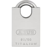 Lucchetto con grillo in acciaio inox Abus 90RK Blister Argento