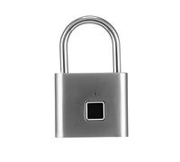 Lucchetto con impronte digitali, impermeabile, ricarica USB, per armadietto da palestra, zaino, bagaglio, borsa per la scuola, armadietto, serratura della porta, ufficio