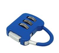 Lucchetto con password a 3 cifre, mini lucchetto for studenti, quaderni, bagagli, viaggi, password, lucchetto di sicurezza, armadietto for palestra, baule, cassetto, 1 pezzo(Light blue)
