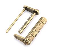 Lucchetto con password, Lucchetto con password in lega di zinco da 5 lettere for portagioie, for cassetti di valigie in legno, 1 pezzo