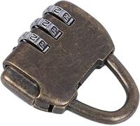 Lucchetto con password, Scatola portagioie antica in stile cinese antico con codice e lucchetto in lega di zinco