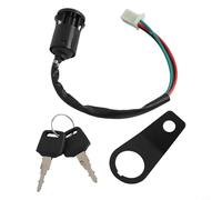 Lucchetto Contatto Avviamento per Motorini per atv Go Kart 50-250cc con Staffa Montaggio e 2 Chiavi Incluse