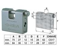Lucchetto Corazzato a Una Bocca 28550 75 mm (ART.28550750) Cisa