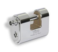 Lucchetto corazzato anti trapano in ottone forgiato VIRO PANZER