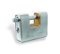 Lucchetto corazzato in ottone massiccio con rivestimento in acciaio VIRO FAI