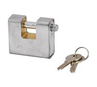 Lucchetto Corazzato Per Serrande In Ottone 90 mm SIKURO Catenaccio Pesante