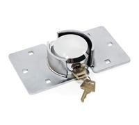 Lucchetto di Sicurezza Antiruggine per Furgoni, Garage e Capannoni - Chiusura Resistente in Acciaio Rinforzato Antiscasso per Porte Cancelli e Serrande