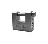 Lucchetto di Sicurezza Antiscasso Pistone Acciaio Art. 28550-84 da mm. 84 CISA