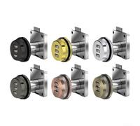 Lucchetto digitale a 3 cifre per cassetta postale con linguetta in lega di zinco per una maggiore sicurezza e resistenza agli agenti atmosferici (bronzo rosso)