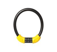 Lucchetto digitale combinato per biciclette, Nero, 90 cm, lucchetto for bicicletta, combinazione a 5 cifre, antifurto, catena for(Yellow,50cm)