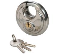Lucchetto Disco 70MM, Blocco Materiale Acciaio Inox, Offerta Per SILVERLINE