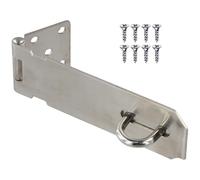 Lucchetto Hasp da 5 Pollici, Chiusura Hasp in Acciaio Inossidabile 304, Lucchetto Porta con 8 Viti, Dispositivo di Sicurezza per Porta Della Camera da Letto, Porta del Bagno, Armadio, Cassetto