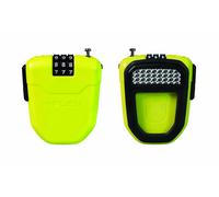 LUCCHETTO HIPLOK FX LIME COMBO CAVO AVVOLGIBILE 1M