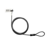 Lucchetto HP Essential a Combinazione per Notebook, Acciaio Galvanizzato, Cavo 1,22 m, Nero