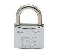 Lucchetto IFAM INOX 60 in acciaio inossidabile da 60 mm con 2 chiavi ad arco normali