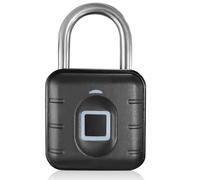 Lucchetto impronte digitali, lucchetto resistente alle intemperie con impronte digitali serratura intelligente, ricarica USB multiutente, lucchetto senza chiave per palestra bagagli magazzini