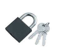 Lucchetto in ghisa grigio 32mm confezione MN-02-232/6pz. HOME