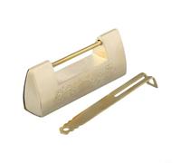 Lucchetto in ottone con estetica cinese vintage per riporre gioielli e mini armadietti di sicurezza (ottone)