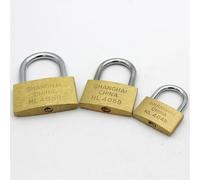 Lucchetto in rame con testa di lupo, 2 pezzi, con la stessa chiave, in ottone, for porte piccole, da 20 mm, 25 mm, 30 mm e 40 mm, non arrugginisce, con 6 chiavi incluse.(20mm)