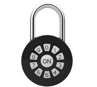 Lucchetto intelligente per esterni, blocco a combinazione con controllo app BT, lucchetto digitale ricaricabile con codici tastiera, blocco impermeabile IP65 per cancello del magazzino