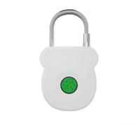 Lucchetto intelligente per impronte digitali per porte e bagagli, serratura portatile ricaricabile USB con riconoscimento rapido 0,5 s, capacità di 20 impronte digitali, ingresso senza chiave per uso