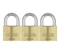 Lucchetto kit da 3 abus abvs11825 serratura a chiave