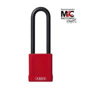 LUCCHETTO lock out tag out ALLUMINIO "74/40HB75", KD1 rosso, con chiave