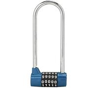 lucchetto， Lucchetti for bagagli, lucchetto, con codice di combinazione a 5 cifre, extra lungo, adatto for valigie, armadi, palestra, bicicletta, cassetta degli attrezzi