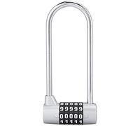 lucchetto， Lucchetti for bagagli, lucchetto, con codice di combinazione a 5 cifre, extra lungo, adatto for valigie, armadi, palestra, bicicletta, cassetta degli attrezzi