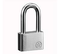 lucchetto, Lucchetto con chiave ad anello lungo, serratura di sicurezza antiruggine e antifurto, larghezza corpo serratura 30 mm 40 mm 50 mm 60 mm, 4 chiavi(50x97mm)