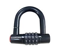 Lucchetto,lucchetto con password a 4 cifre,lucchetto per bicicletta, lucchetto a catena,gancio lungo 5,3 cm e lucchetto impermeabile ripristinabile,è possibile impostare il lucchetto con password.