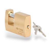 Lucchetto monoblocco in ottone smerigliato con arco in acciaio CISA LOCKINGLINE 21610