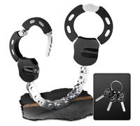 Lucchetto Monopattino Elettrico con Chiavii, Lucchetto Bici, Catena di Manette di Blocco, Accessori per Biciclette e Scooter Elettrici