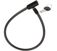 Lucchetto monopattino elettrico rinforzato di cavo 60 cm Acciaio resistente con sistema di chiusura a chiave Sicurezza avanzata Durevole e facile da usare (Nero)