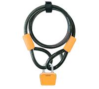 LUCCHETTO ONGUARD NEON BULL CAVO 1200 x 8 mm ARANCIO FLUO