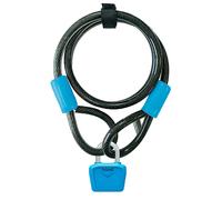 LUCCHETTO ONGUARD NEON BULL CAVO 1200 x 8 mm AZZURRO FLUO