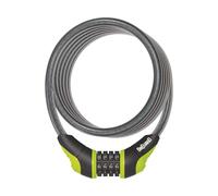 LUCCHETTO ONGUARD NEON CAVO COMBO 180 x 12 mm VERDE FLUO