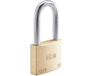 Lucchetto Ott Rett Arco Lungo 50 mm City By Iseo Iseo Serrature 10 Pezzi