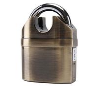 lucchetto， Padlock with 5 Keys,Waterproof and Rust-Proof Alarm Lock,Used for Mountain Bike and Motorcycle Warehouse Door,65x92mm/2.6in,4 Styles(Style4)