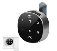 Lucchetto per armadietto senza chiave - Lucchetto con combinazione elettronica, serratura con password Smart Touch per cassetta delle lettere Casseforti scolastiche | Lucchetto di sicurezza digitale