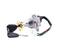 Lucchetto per batteria elettrica per bicicletta con chiave OnOff per accensione, costruzione affidabile per bloccaggio e sblocco sicuri (2 fili tipo B)