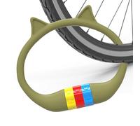 Lucchetto Per Bici A Combinazione - Lucchetto Da Ciclismo A Forma Di Orecchio Di Gatto | Dispositivo Antifurto Portatile Per Pendolari Ciclismo Urbano Parcheggio Esterno Viaggi
