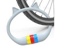 Lucchetto Per Bici A Combinazione,Luci Per In Silicone - Lucchetto Sicurezza Silicone Design Orecchie Gatto per Ciclismo Urbano Sicuro Motoda Esterno Portatile Mountain