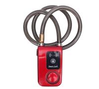 Lucchetto per Bici Bluetooth, Smart Lock Senza Chiave con Controllo APP per Telefono, IP44 Impermeabile, Allarme Superiore a 110 DB, Blocco Antifurto per Moto, Bicicletta,