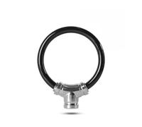 Lucchetto per bici con cavo in acciaio spesso, per MTB, bici da strada, scooter elettrico, resistente, antifurto, impermeabile, in lega, con 2 chiavi, anti-taglio, per serratura di sicurezza della