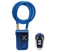 Lucchetto per bici elettrica con allarme sonoro, antifurto per scooter, cavo in acciaio inossidabile, resistente al taglio, per porta del cancello della moto, catena antifurto per bicicletta, catena