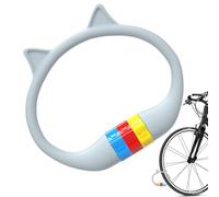 Lucchetto Per Bici,Lucchetto A Combinazione A Forma Di Orecchie Di Gatto Per Ciclismo - Lucchetto Sicurezza Silicone Design Orecchie Gatto per Ciclismo Urbano Sicuro Motociclo da Esterno Portatile Mou