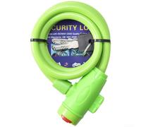 Lucchetto per bici resistente con chiave, catena a cavo in acciaio ispessito da 12 mm, per bici elettriche da strada e scooter, flessibile da 1,2 m, antifurto, per scuola di pendolarismo all'aperto