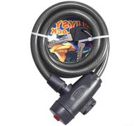 Lucchetto per bici resistente con chiave, catena in acciaio ispessito da 12 mm, per bici elettriche da strada e scooter, flessibile da 1,2 m, antifurto, per scuola di pendolarismo all'aperto (nero)